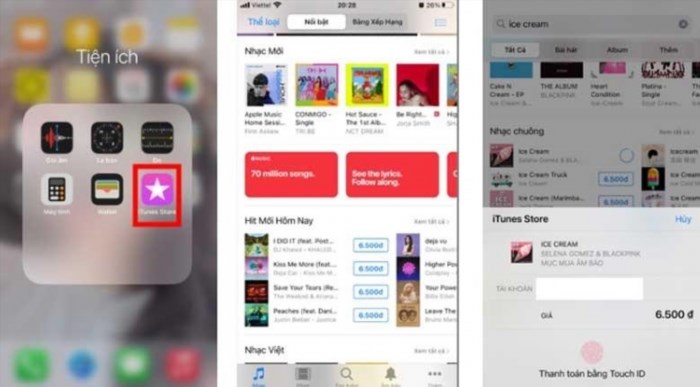 Bạn có thể cài nhạc chuông cho điện thoại iPhone bằng ứng dụng iTunes, một ứng dụng được thiết kế đặc biệt để quản lý âm nhạc trên các thiết bị Apple.