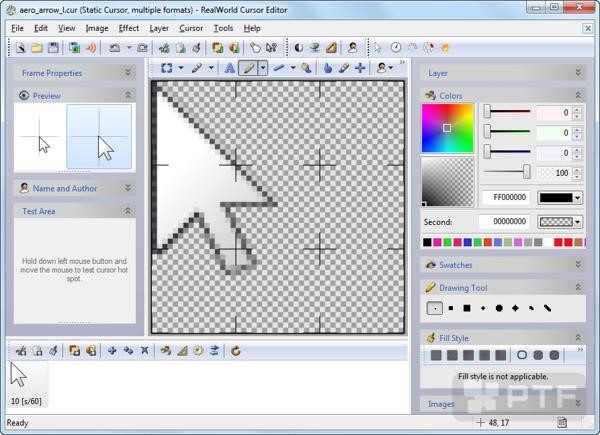 RealWorld Cursor Editor là một phần mềm chỉnh sửa con trỏ chuột trực quan và mạnh mẽ, cho phép người dùng tạo ra các con trỏ chuột tùy chỉnh theo ý muốn với nhiều hiệu ứng và hình ảnh độc đáo.