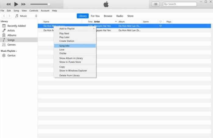 Sử dụng ứng dụng iTunes để tải và quản lý các tệp âm nhạc, video và ứng dụng trên các thiết bị Apple như iPhone, iPad và iPod.