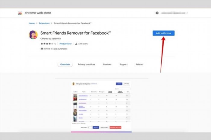 Cách loại bỏ những người bạn không tương tác trên Facebook bằng Smart Friend Remover.