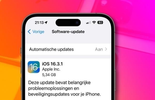 Phiên bản mới của hệ điều hành iOS 16.3.1 sẽ được phát hành chính thức vào cuối tháng 1/2023.
