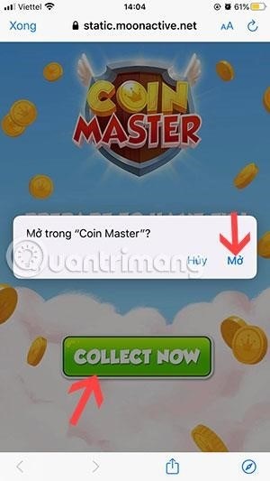Cách nhận spin miễn phí trong trò chơi Coin Master là thông qua việc sử dụng ứng dụng nhận thưởng, cho phép người chơi nhận được các phần thưởng và quay spin mà không cần phải trả bất kỳ chi phí nào.