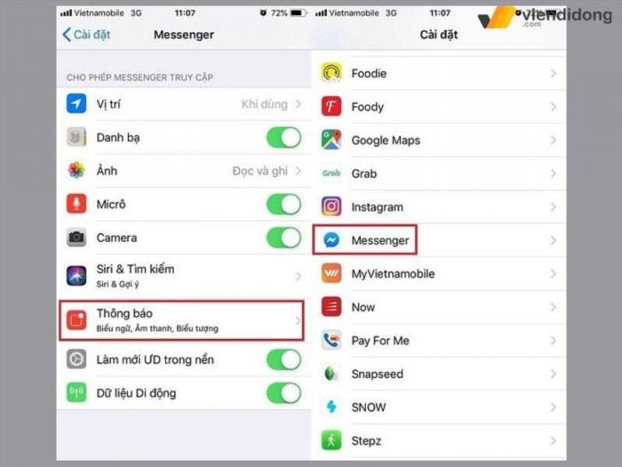 Các bước cài đặt ẩn tin nhắn Messenger trên màn hình khóa giúp bảo mật thông tin cá nhân của bạn và ngăn chặn truy cập trái phép. Bạn có thể thực hiện bước này bằng cách vào cài đặt của ứng dụng Messenger, sau đó chọn mục 