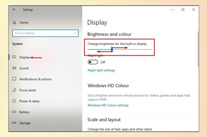 Bạn có thể điều chỉnh độ sáng màn hình PC bằng cách truy cập vào Settings và tìm kiếm tùy chọn điều chỉnh độ sáng.