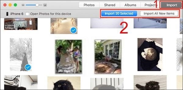 Bạn có thể chép ảnh từ iPhone sang Macbook bằng ứng dụng Photos trên Macbook. Đầu tiên, kết nối iPhone với Macbook bằng cáp Lightning. Sau đó, mở ứng dụng Photos trên Macbook và chọn thiết bị iPhone từ danh sách thiết bị được hiển thị. Tiếp theo, chọn các ảnh mà bạn muốn chép và nhấn nút 