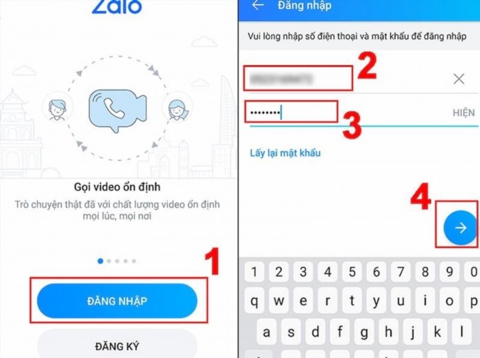 Để đăng nhập 1 tài khoản Zalo trên 2 điện thoại cùng lúc, bạn cần mở ứng dụng Zalo trên cả hai điện thoại. Sau đó, trên điện thoại đầu tiên, bạn nhấn vào biểu tượng 