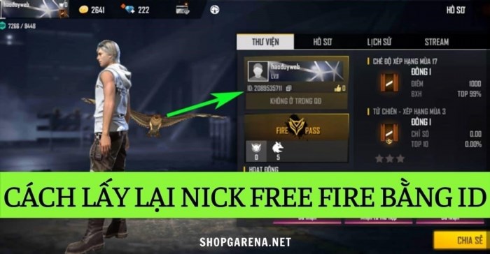 Cách lấy lại nick Free Fire bị mất bằng ID là thông qua việc liên hệ với bộ phận hỗ trợ của nhà phát hành game, cung cấp các thông tin cần thiết như ID, tên nhân vật và các bằng chứng chứng minh quyền sở hữu tài khoản để xác nhận và khôi phục lại nick bị mất.