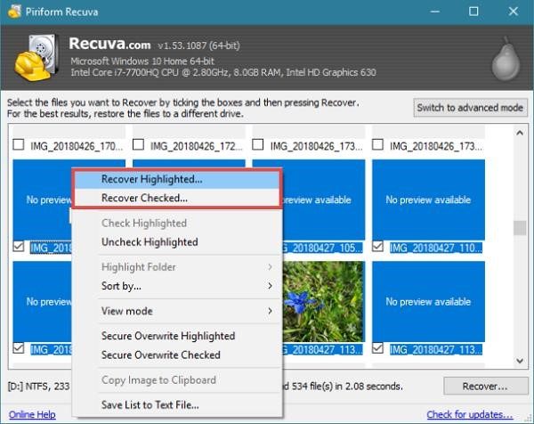 Cách 3. Khôi phục file đã bị xóa trong Windows bằng phần mềm Recuva là phương pháp sử dụng một công cụ đặc biệt có tên Recuva để phục hồi các tệp tin đã bị xóa trên hệ điều hành Windows. Recuva là một phần mềm miễn phí và dễ sử dụng, giúp người dùng khôi phục lại các file quan trọng đã mất một cách nhanh chóng và hiệu quả.