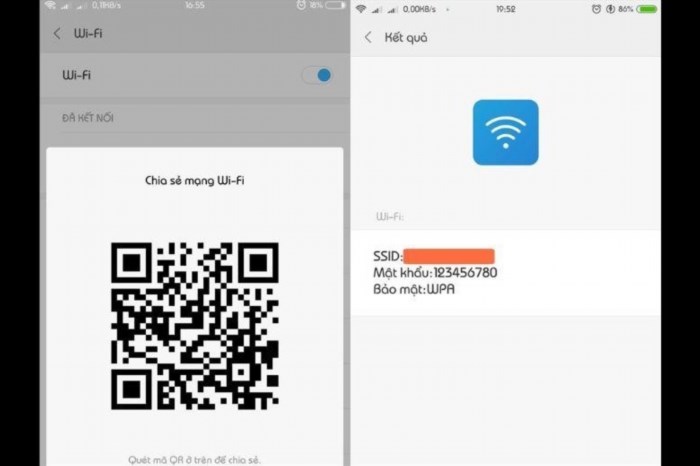 Quét mã QR Wifi trên iPhone giúp người dùng dễ dàng kết nối và truy cập vào mạng Wifi một cách nhanh chóng và tiện lợi.