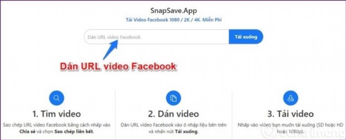 Bạn có thể tải Video Facebook Full HD - 4K bằng SnapSave, một ứng dụng hỗ trợ tải video từ Facebook với chất lượng hình ảnh cao và độ phân giải tuyệt vời.