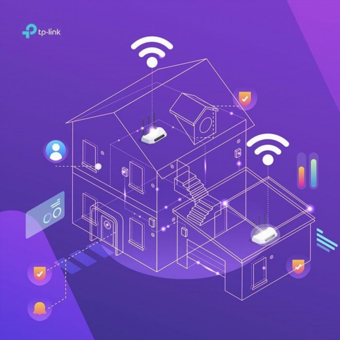 Lắp đặt thêm một bộ mở rộng sóng không dây (WiFi Repeater) giúp tăng cường sóng WiFi trong nhà, đảm bảo kết nối mạnh mẽ và ổn định ở mọi góc của căn nhà, giúp bạn có trải nghiệm internet tốt hơn.