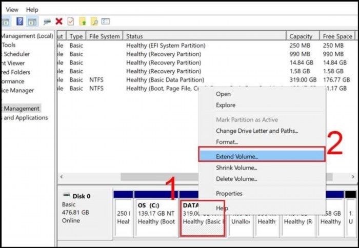 Hướng dẫn cách gộp ổ đĩa Windows 10 giúp bạn nhanh chóng và dễ dàng kết hợp các phân vùng ổ đĩa trên hệ điều hành Windows 10, tạo ra một không gian lưu trữ lớn hơn và tối ưu hóa hiệu suất hoạt động của máy tính.