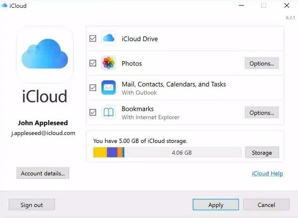 Lưu trữ, đồng bộ hóa hình ảnh và video lên đám mây iCloud.