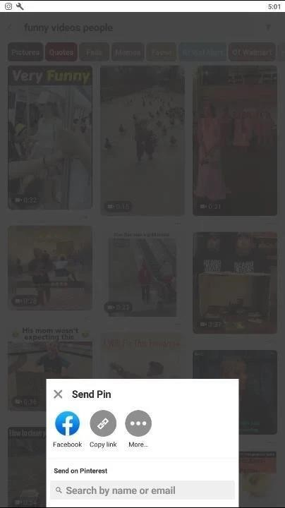 2.1. Cách tải video trên Pinterest về điện thoại bao gồm các bước sau: