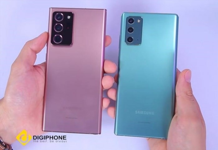 So sánh Galaxy Note 20 và Note 20 Ultra: Có gì khác biệt?