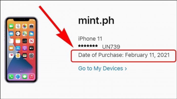 Khi được update, bạn có thể kiểm tra ngày kích hoạt iPhone mới nhất bằng cách truy cập vào Cài đặt, sau đó chọn Mở khóa điện thoại và cuối cùng chạm vào Tình trạng bảo hành để xem ngày kích hoạt.