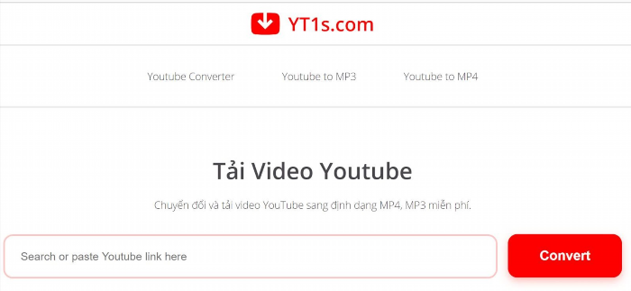 Truy cập YT1s.com để tiện lợi tải xuống và chuyển đổi video từ YouTube sang định dạng mp3 và mp4.