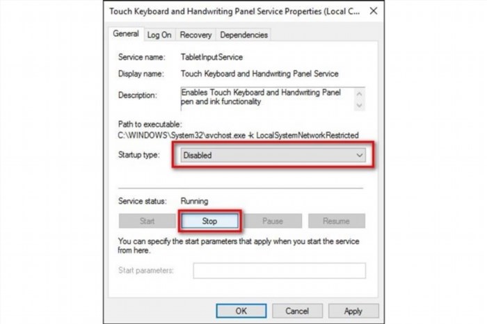 Bạn có thể tắt chuột cảm ứng trên laptop Dell bằng cách vô hiệu hóa dịch vụ Bàn phím cảm ứng (Touch Keyboard Service). Điều này giúp bạn ngăn chặn sự tương tác vô tình với touchpad khi sử dụng laptop.