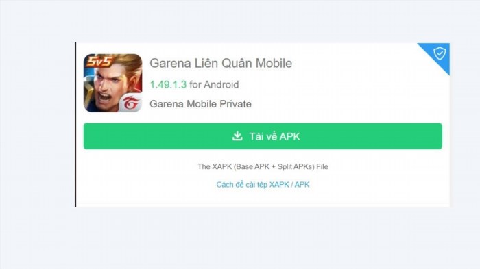 Cách tải Garena Liên Quân Mobile trên Android là mở Google Play Store trên điện thoại Android, tìm kiếm 