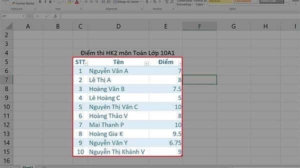 Cách xóa bảng trong Excel là mở trang tính Excel chứa bảng cần xóa, chọn bảng bằng cách nhấp vào nút chọn bảng, sau đó nhấp chuột phải vào bảng và chọn 