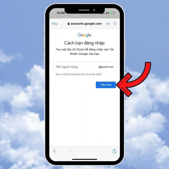 Bạn có thể tạo tài khoản Gmail cho iPhone bằng cách mở ứng dụng Cài đặt trên điện thoại, sau đó chọn Tài khoản & Mật khẩu và chọn Thêm tài khoản. Tiếp theo, chọn Tạo tài khoản mới và làm theo hướng dẫn để đăng ký tài khoản Gmail mới.