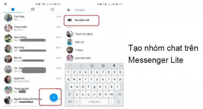 Cách lập và tạo nhóm chat trên Messenger mới giúp bạn kết nối và trò chuyện với nhiều người cùng một lúc, thuận tiện cho việc giao tiếp và chia sẻ thông tin. Bạn có thể tạo nhóm chat bằng cách mở ứng dụng Messenger, chọn biểu tượng 