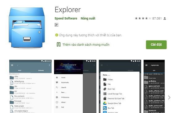 Cách 1: Để sử dụng app Explorer, bạn có thể tải và cài đặt ứng dụng này từ cửa hàng ứng dụng trên điện thoại di động của mình. Sau khi cài đặt thành công, bạn có thể mở app lên và bắt đầu khám phá các tính năng và chức năng của nó.