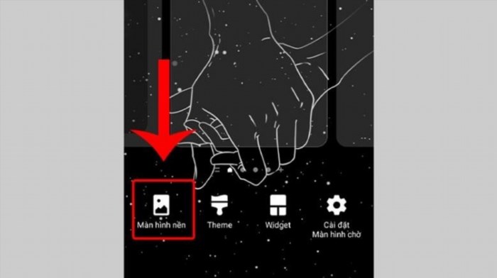 Để đổi hình nền từ màn hình chính trên điện thoại Android, bạn có thể thực hiện các bước sau: