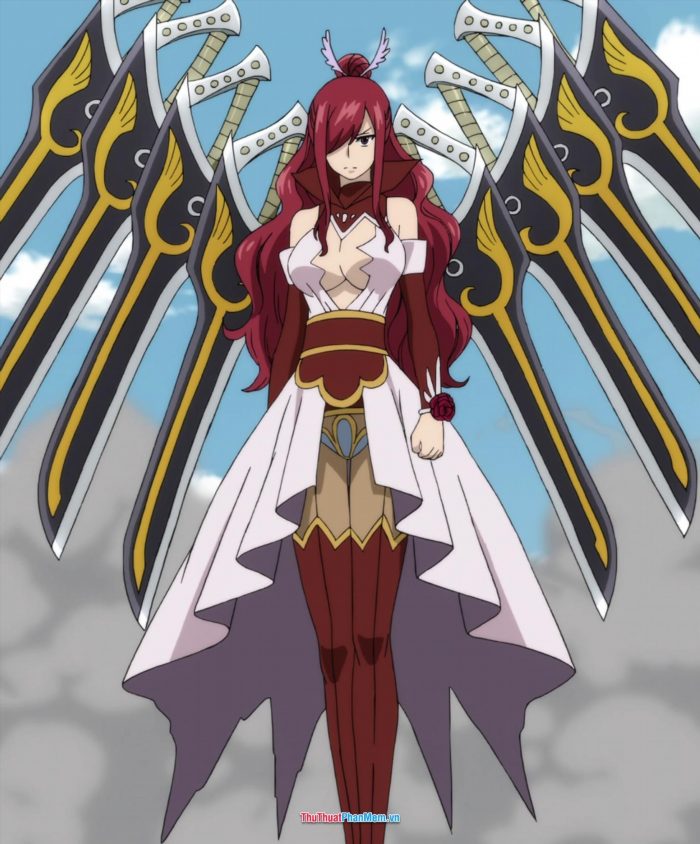 Erza Scarlet là một trong những nhân vật chính trong bộ truyện tranh Fairy Tail, cô là một pháp sư mạnh mẽ và kiên cường, với khả năng sử dụng các loại vũ khí và giả trang đa dạng. Erza cũng có một tính cách mạnh mẽ và quả cảm, và luôn đứng vững trước mọi thử thách.