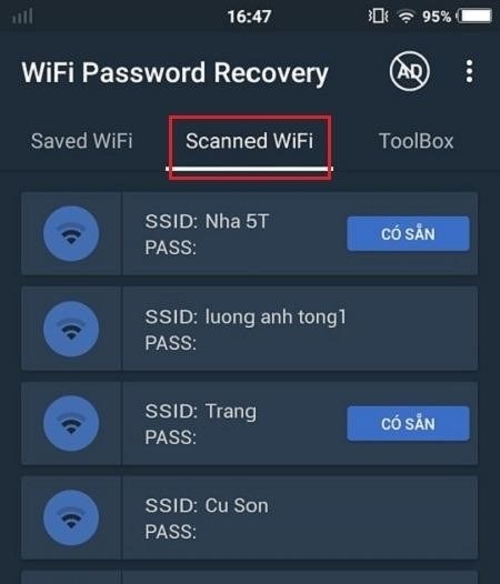 Để lấy mật khẩu wifi trên điện thoại Android 9 trở xuống, bạn cần thực hiện các bước sau (cần root):