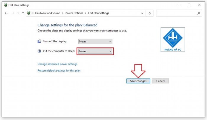 Bạn có thể tắt chế độ sleep trên Windows 10 bằng cách điều chỉnh các tùy chọn nguồn điện.
