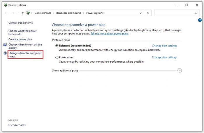 Bạn có thể tắt chế độ sleep trên Windows 10 bằng cách điều chỉnh các tùy chọn nguồn điện.