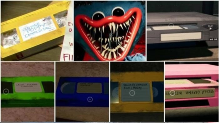 Những cuộn băng VHS trong Poppy Playtime
