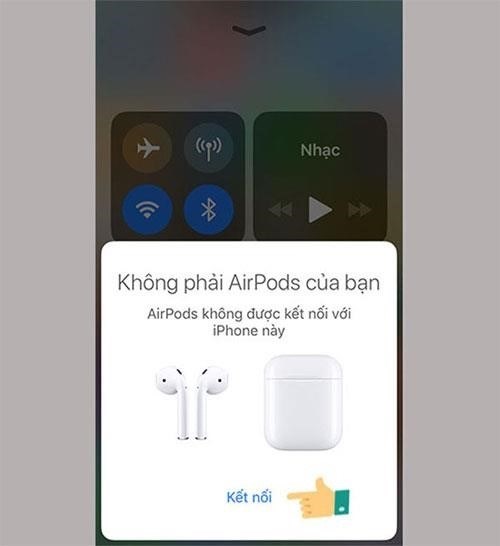 Sửa sai khi AirPods không liên kết được với iPhone.
