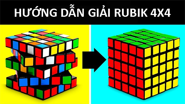 Cách Giải Rubik 4x4