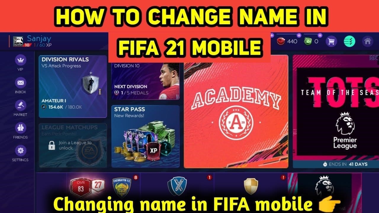 Tên Người Dùng Trên Fifa Mobile