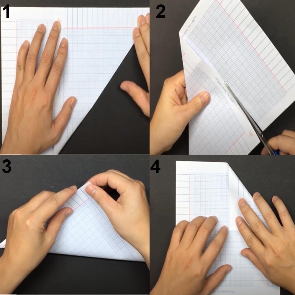 Cách tạo hộp quà hình chữ nhật từ giấy ô li