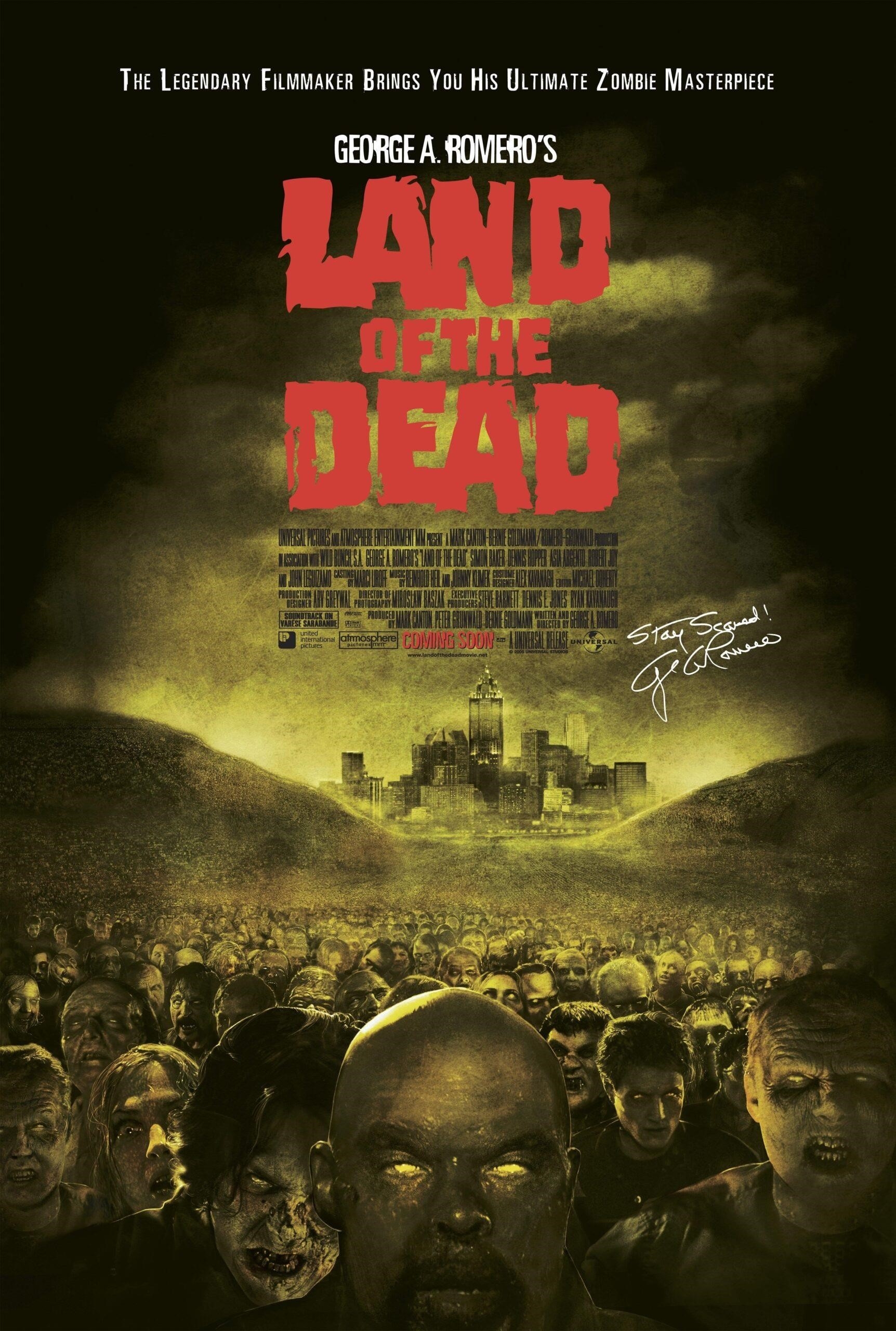 25. Land Of The Dead: là một bộ phim kinh dị do đạo diễn George A. Romero sản xuất, xoay quanh cuộc sống sau khi thế giới bị xâm chiếm bởi các xác sống chết, nơi những người sống sót phải chiến đấu để tồn tại và tìm kiếm một nơi an toàn để sinh sống.