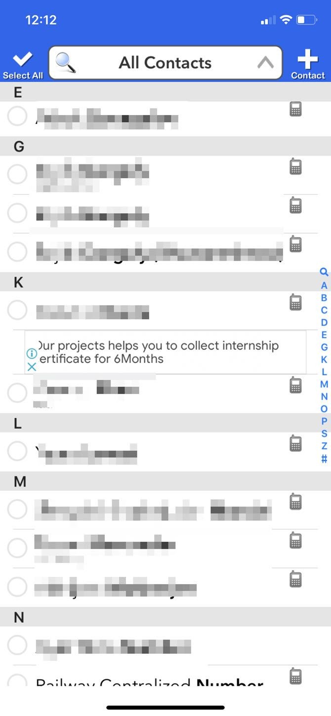 Ảnh chụp màn hình ứng dụng Groups trên iPhone