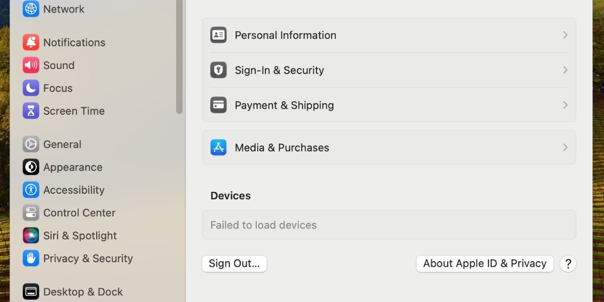 Apple ID trên Mac
