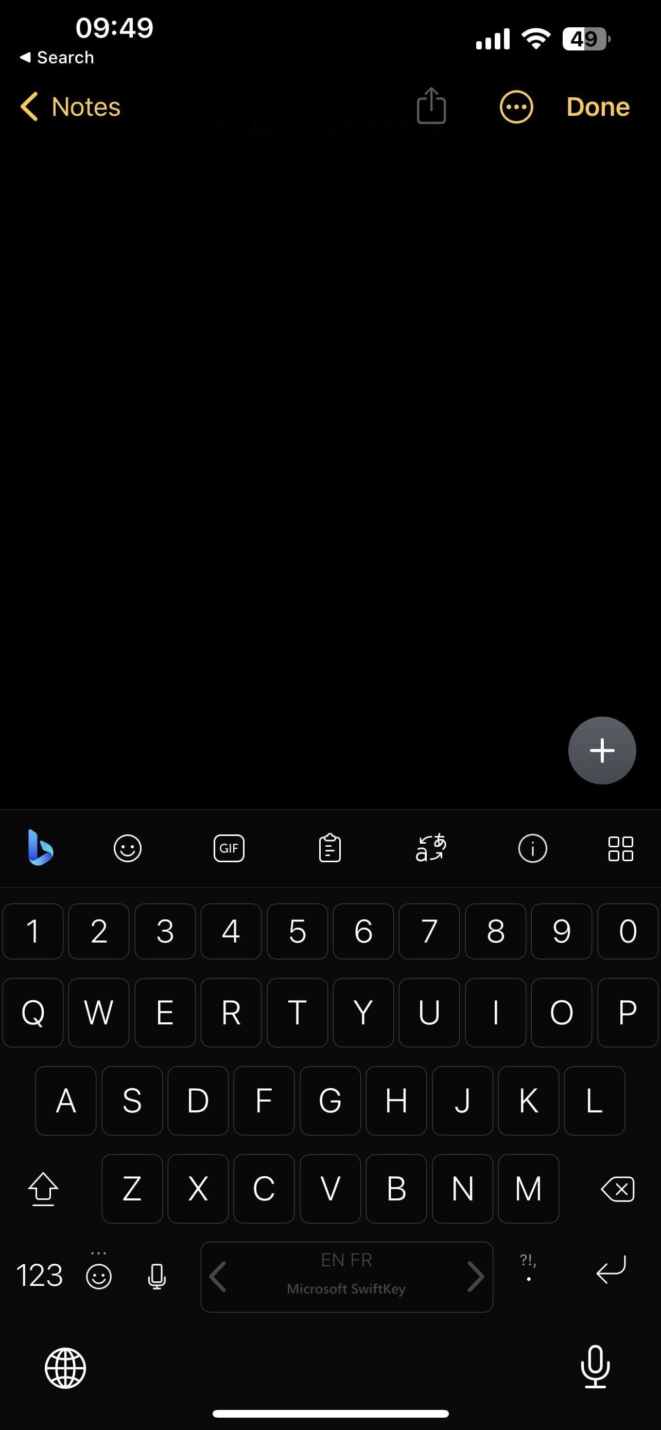 Bàn phím SwiftKey trên iOS