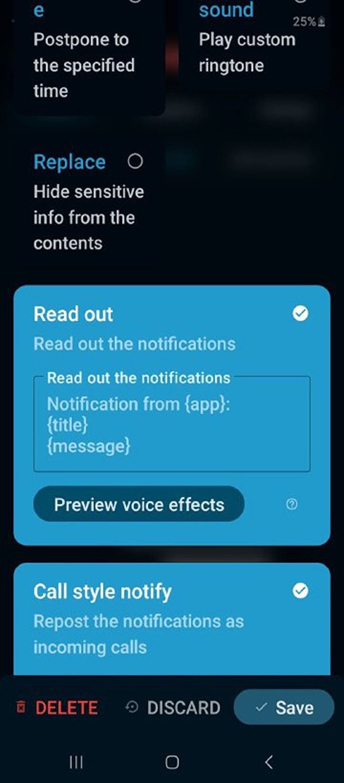 Bảng điều khiển quản lý thông báo trong FilterBox