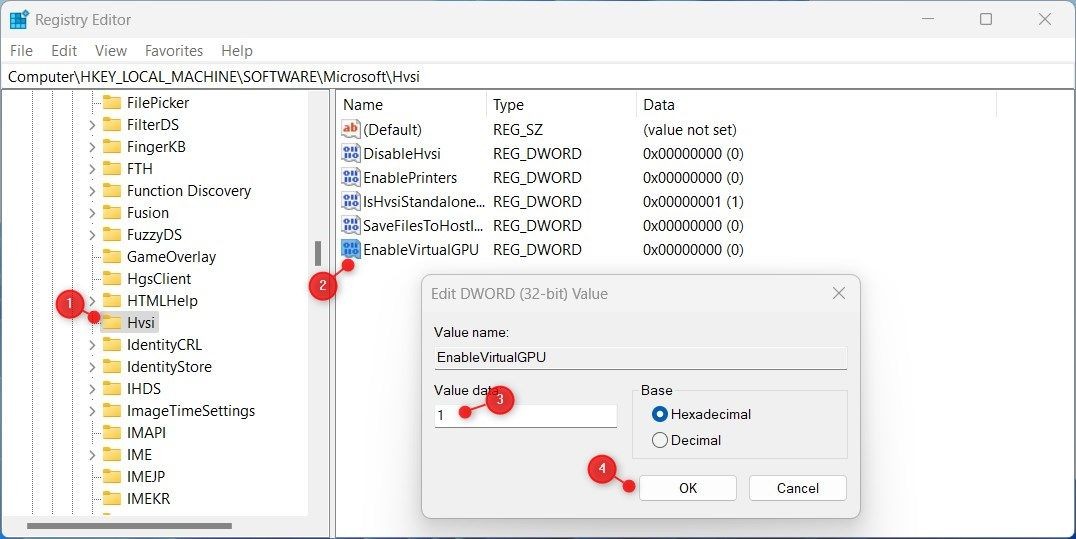 Bật đồ họa nâng cao trong Application Guard qua Registry
