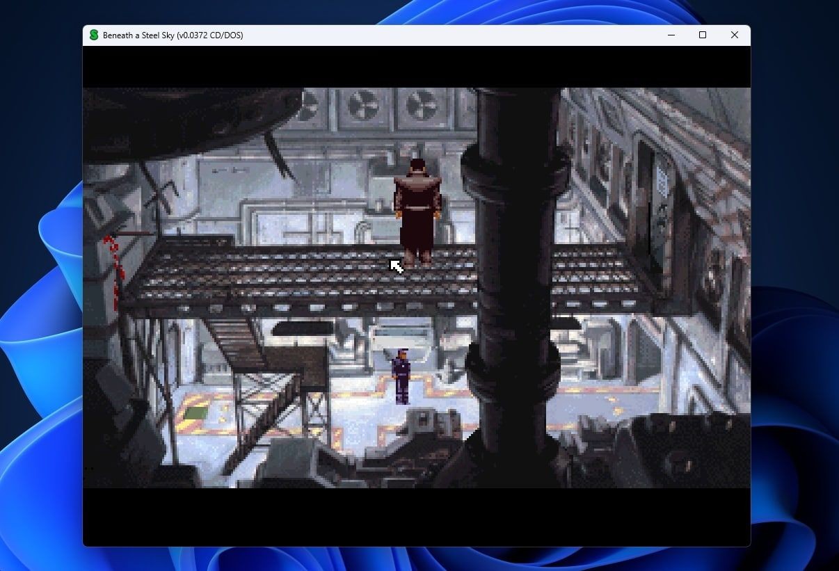 Beneath a Steel Sky mặc định trong ScummVM