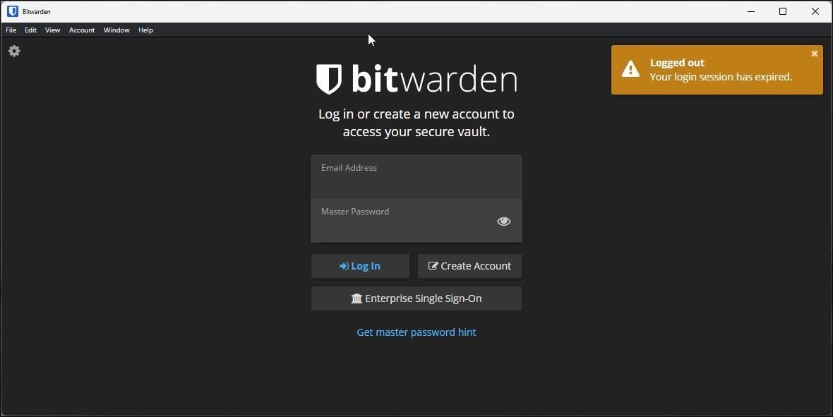 Bitwarden trên Windows 11