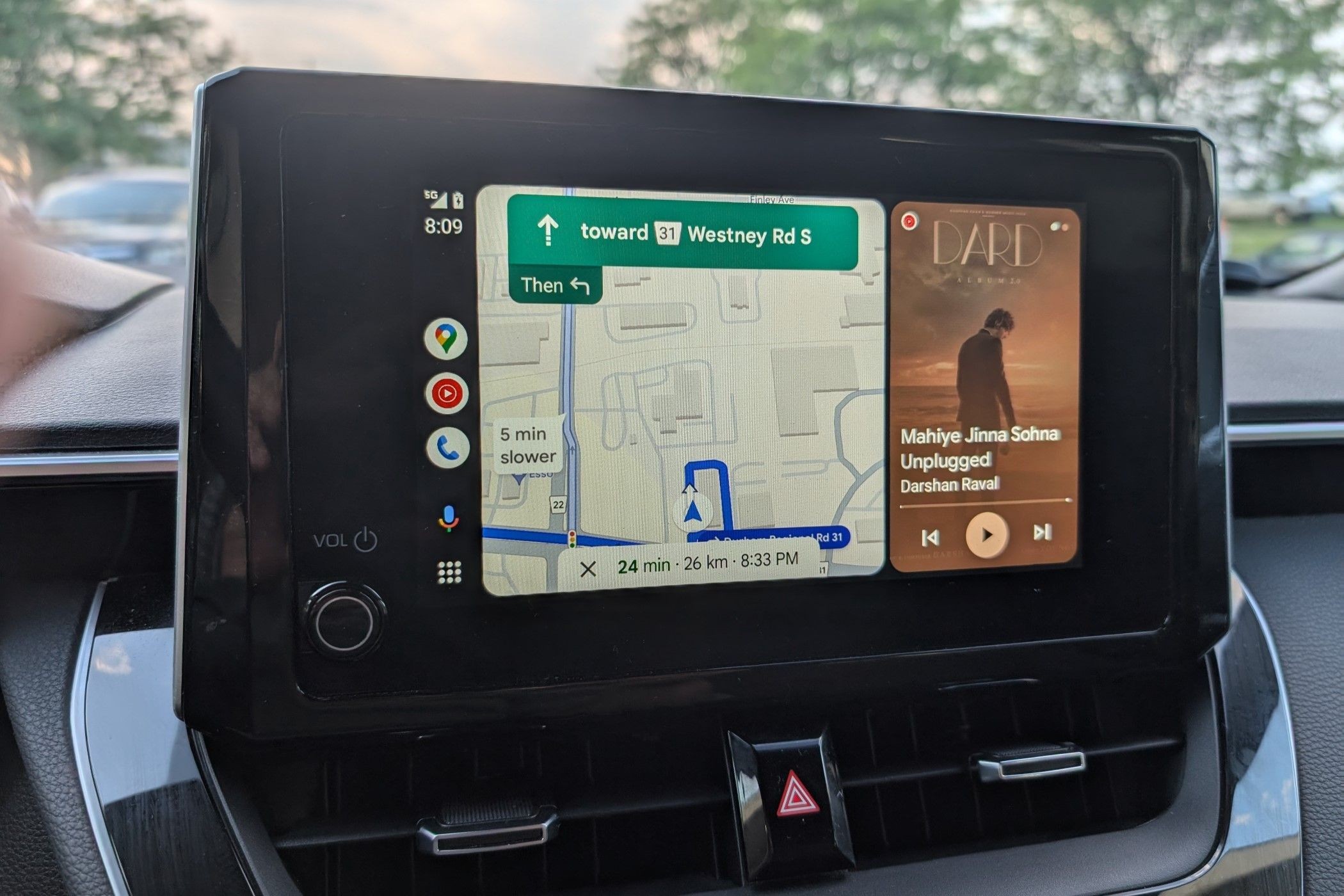 Bố cục lưới trên Android Auto