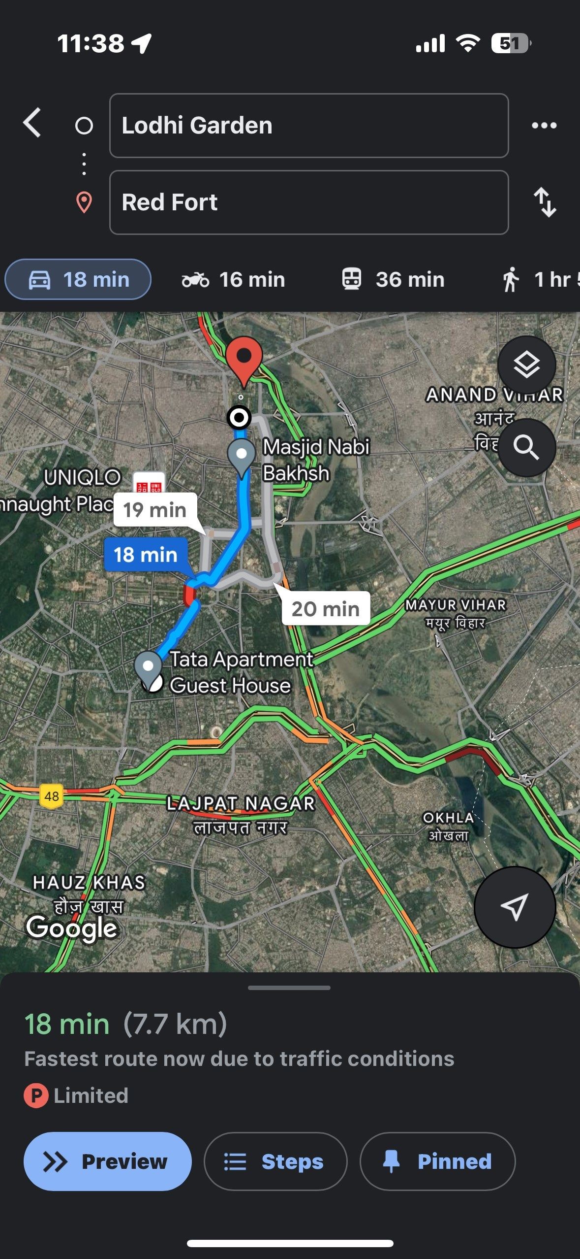 Bỏ ghim địa điểm trên Google Maps