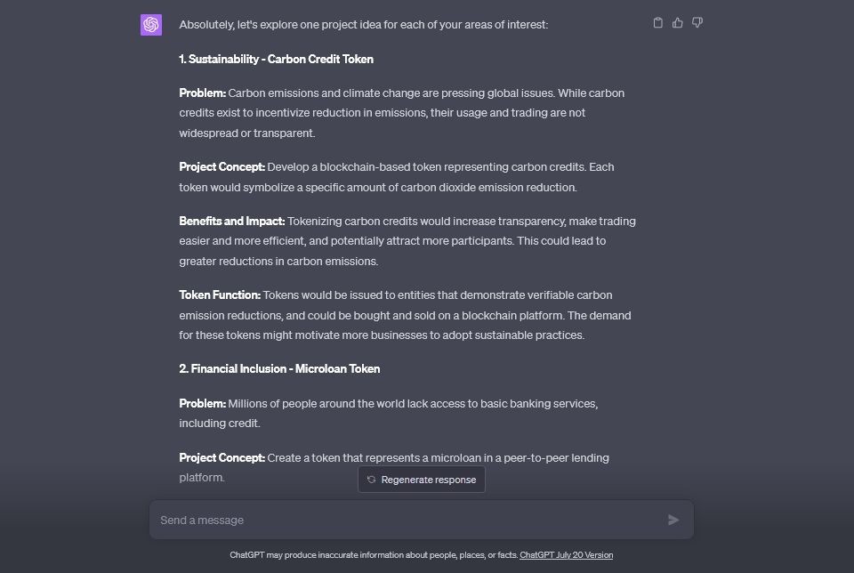 Brainstorm Ý Tưởng Dự Án Token