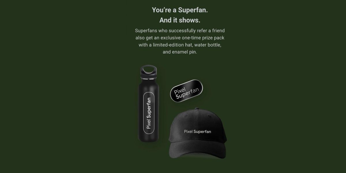 Các sản phẩm của Pixel Superfans từ tháng 11 năm 2022