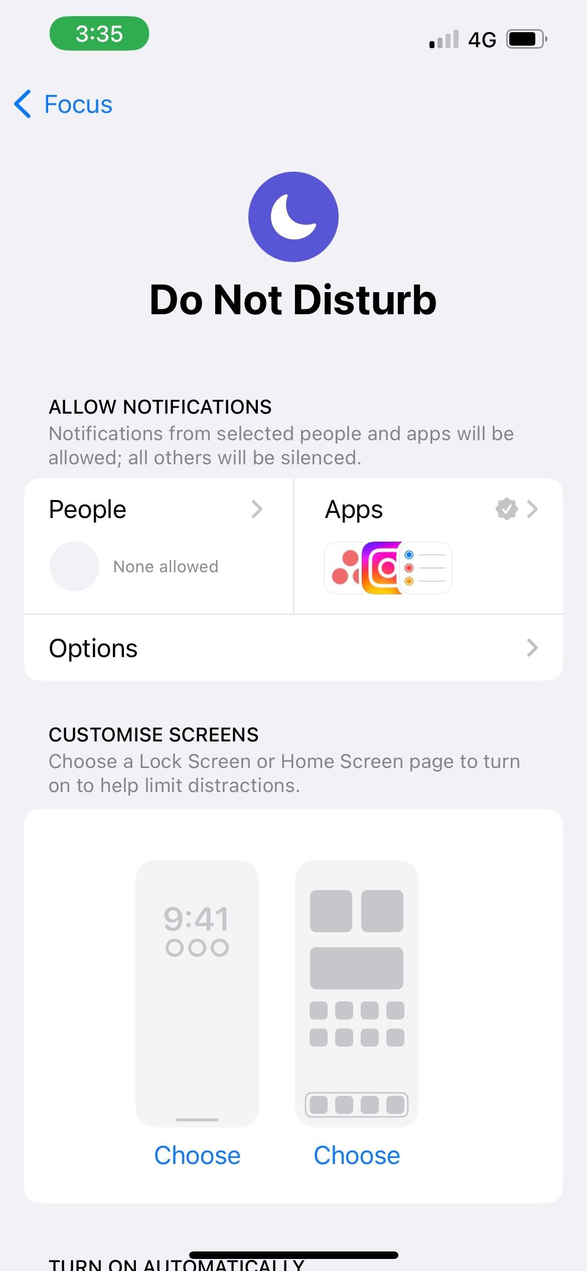 Cài đặt chế độ Không Làm Phiền trên iPhone